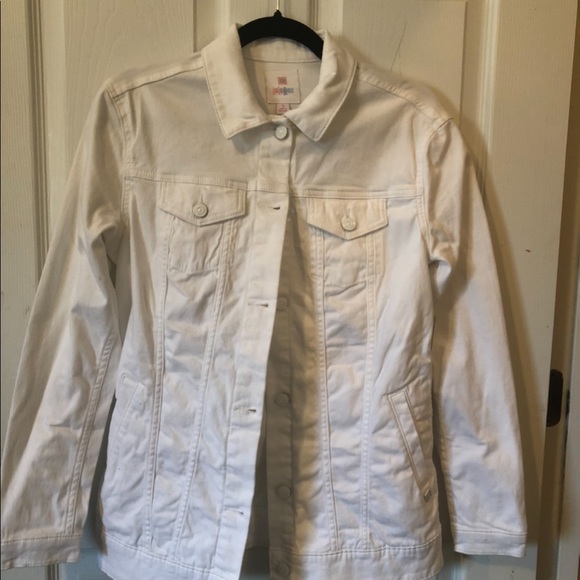 LuLaRoe Jackets & Blazers - Lularoe white Jaxon long line jean jacket size small NWT